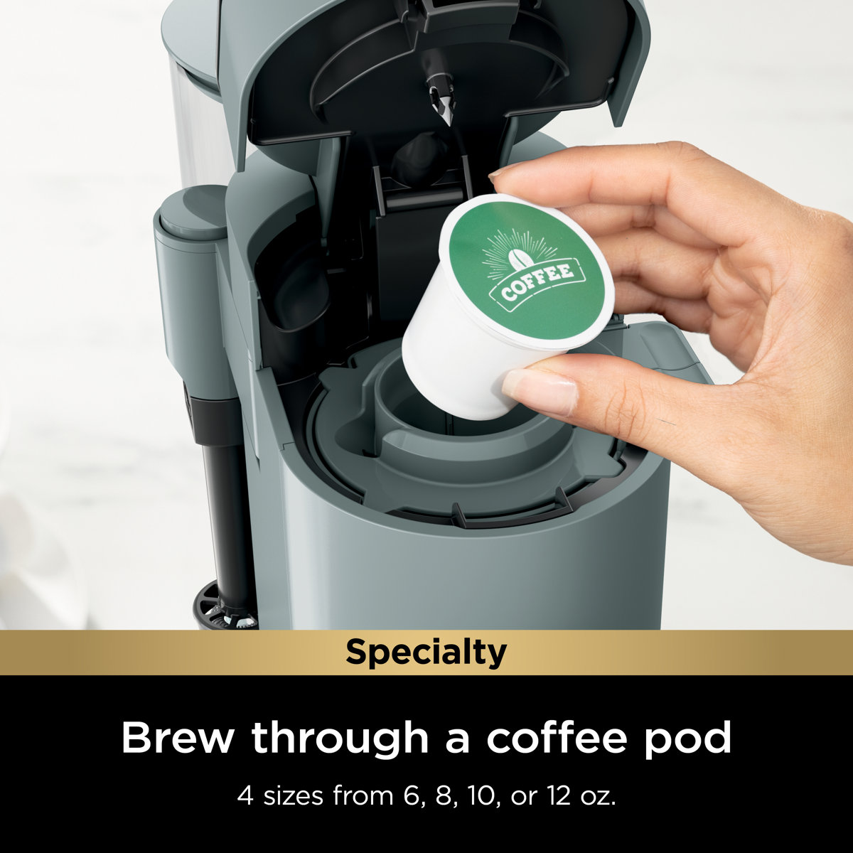 Ninja® Single-Serve Pods & Grounds Specialty Coffee Maker PB051SG